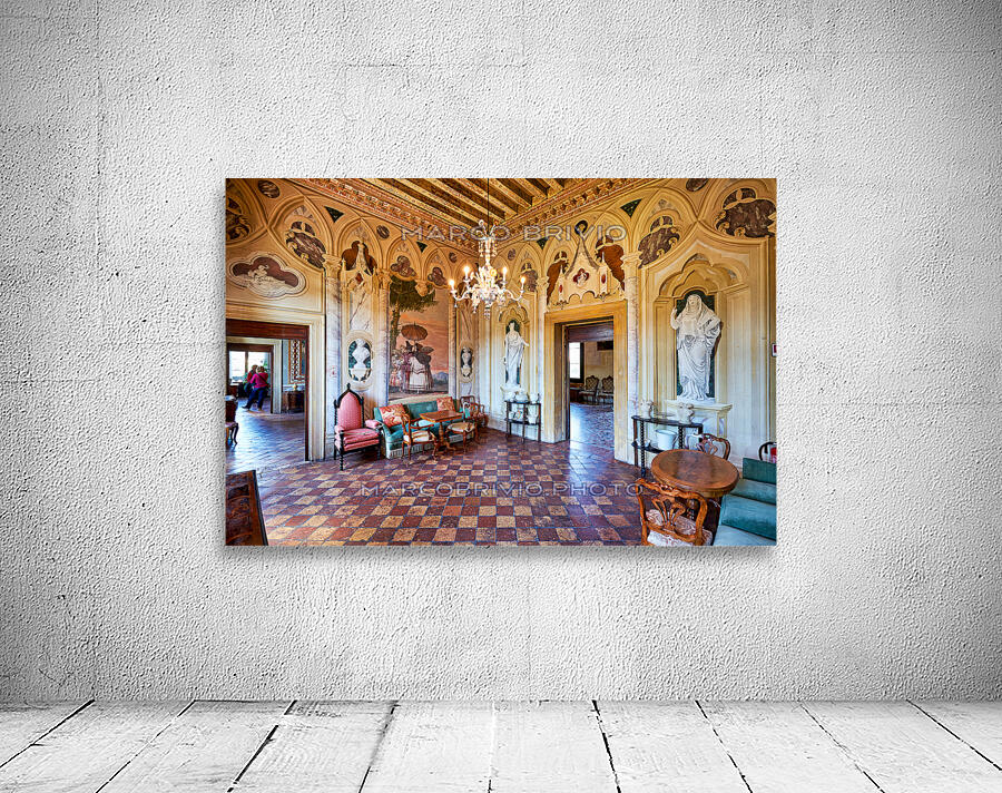 Vicenza Veneto Italy. The interiors of the Villa Valmarana ai Nani frescoed  by Giambattista and Giandomenico Tiepolo Wall Preview