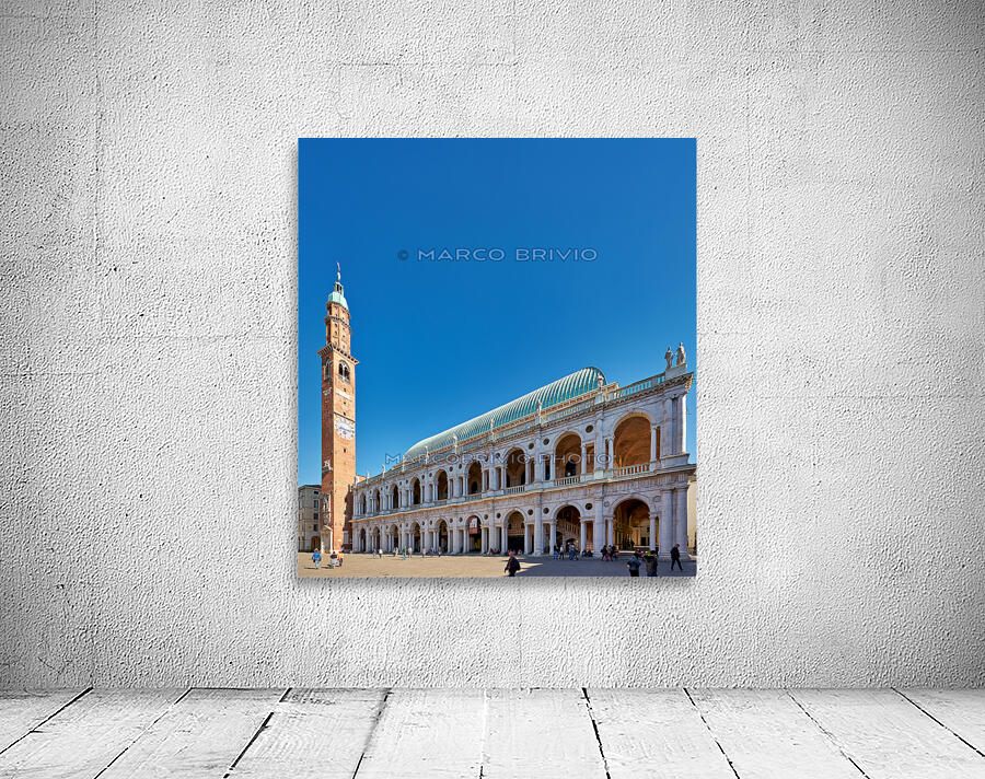 Vicenza Veneto Italy. The Basilica Palladiana is a Renaissance building in the central Piazza dei Signori in Vicenza Wall Preview