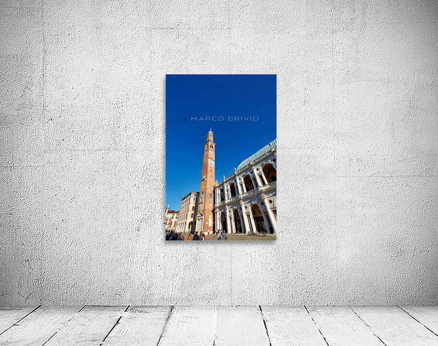 Vicenza Veneto Italy. The Basilica Palladiana is a Renaissance building in the central Piazza dei Signori in Vicenza Wall Preview