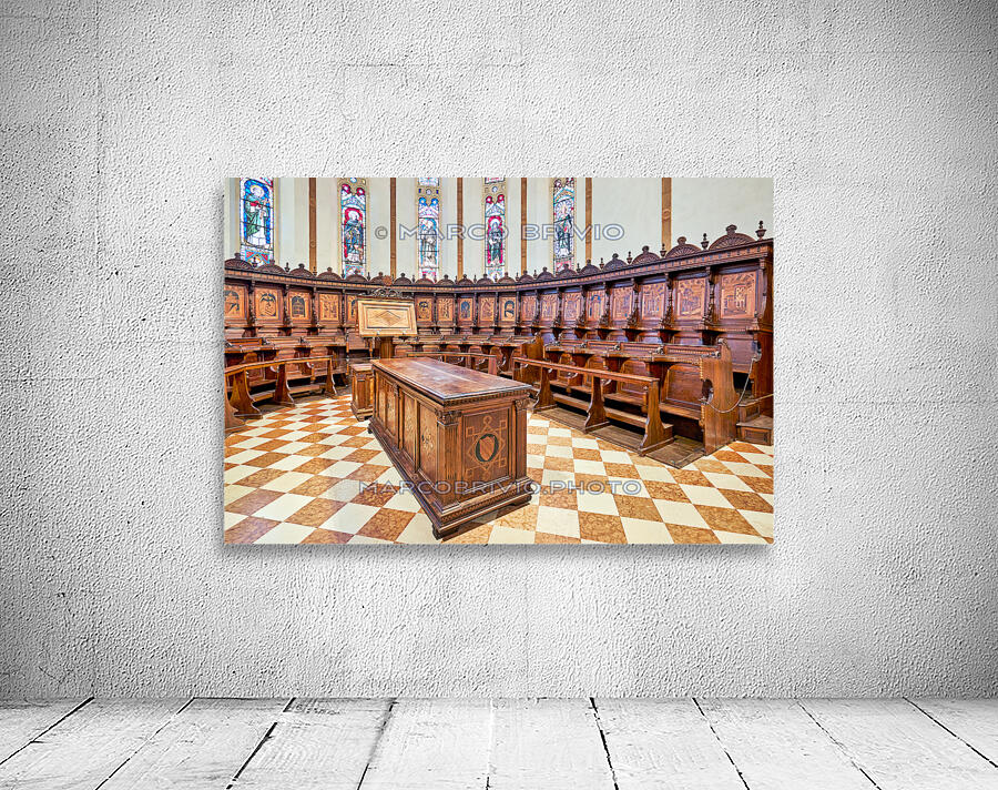 Vicenza Veneto Italy. Santa Corona is a Gothic-style Roman Catholic church Wall Preview