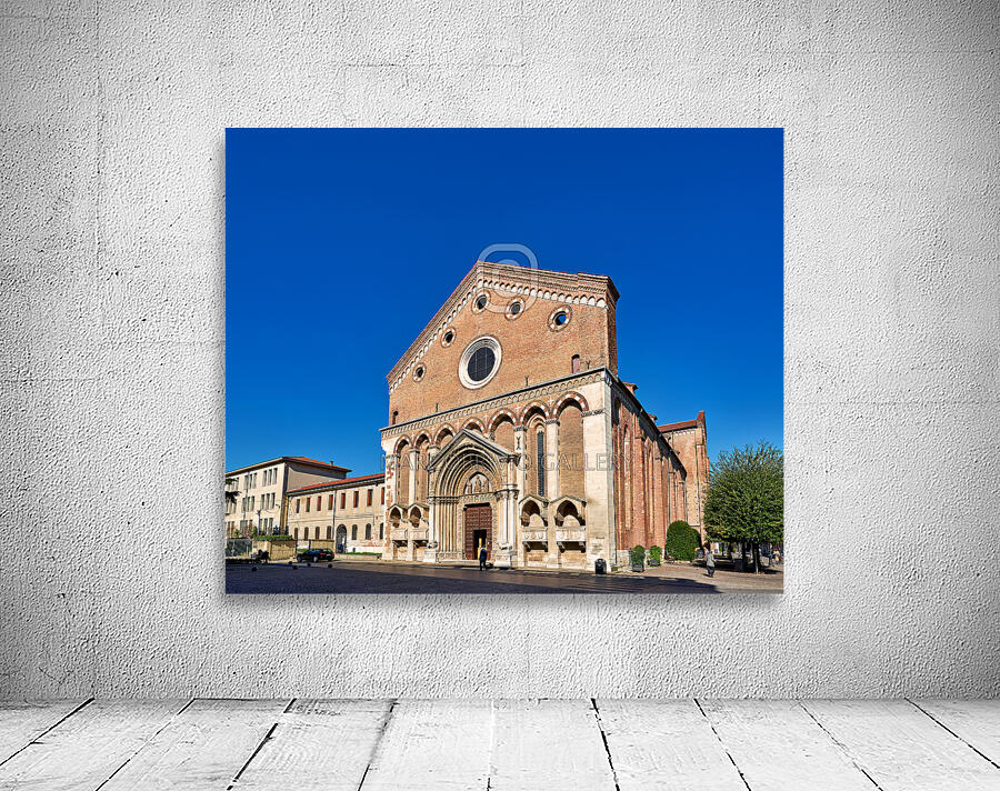 Vicenza Veneto Italy. The church of San Lorenzo Wall Preview
