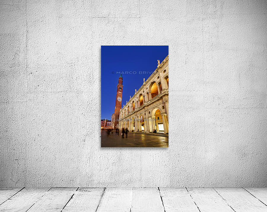 Vicenza Veneto Italy. The Basilica Palladiana is a Renaissance building in the central Piazza dei Signori in Vicenza Wall Preview