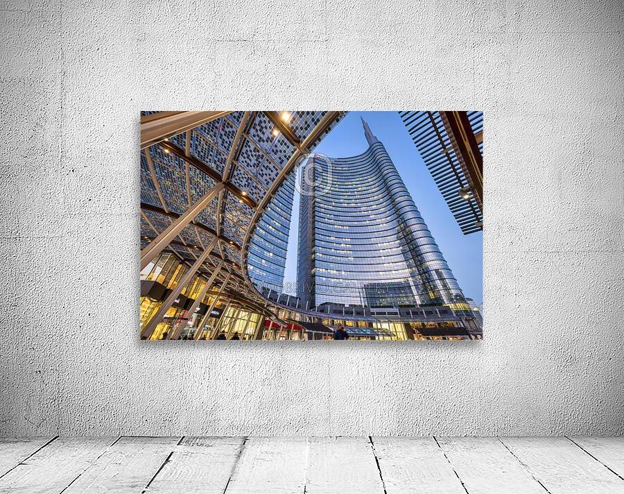Milan Lombardy Italy. Porta Nuova District. Wall Preview