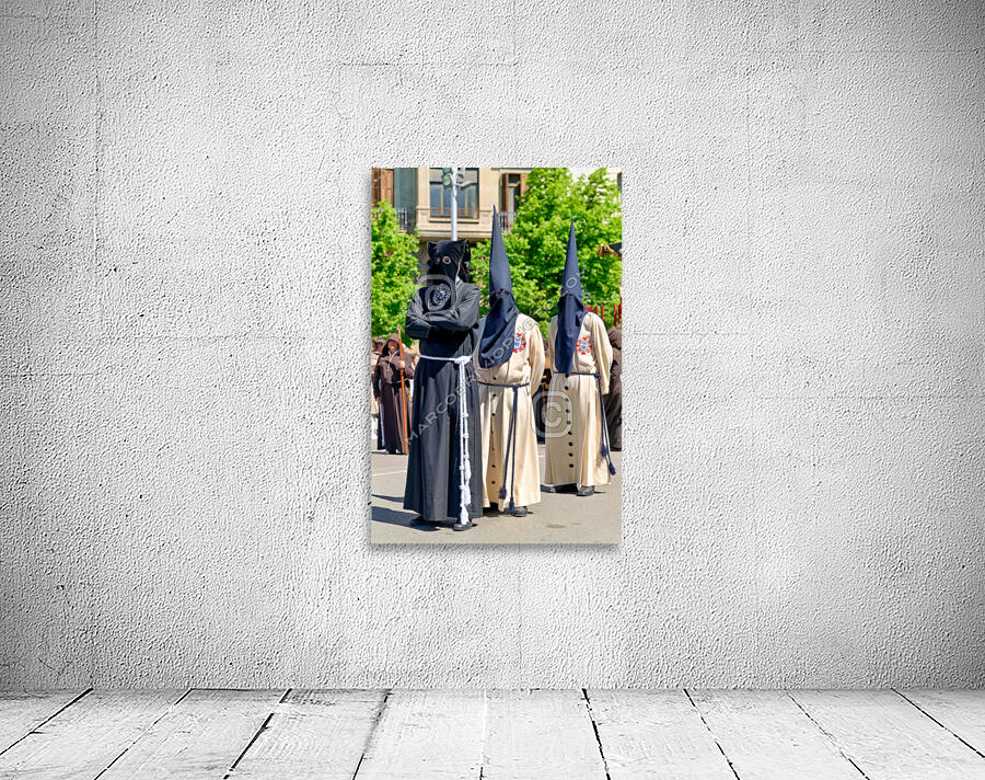 Zaragoza. Saragossa. Aragon. Spain.  Processions of the Easter Holy Week Wall Preview