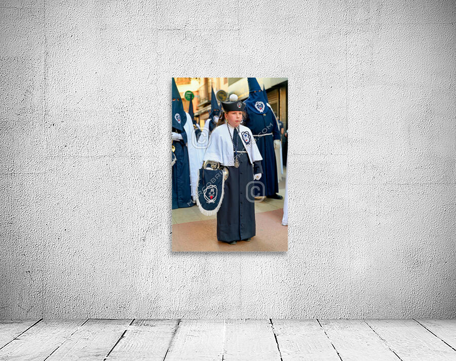 Zaragoza. Saragossa. Aragon. Spain.  Processions of the Easter Holy Week Wall Preview