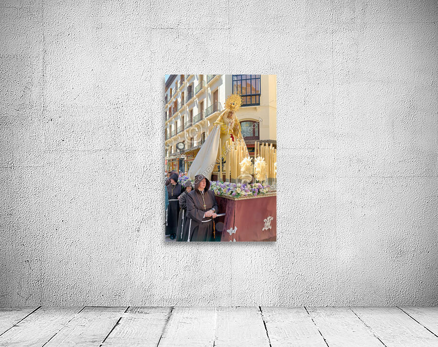 Zaragoza. Saragossa. Aragon. Spain.  Processions of the Easter Holy Week Wall Preview