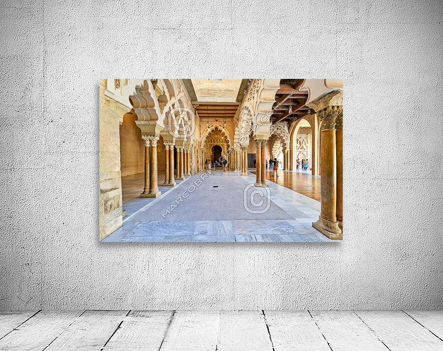 Zaragoza. Saragossa. Aragon. Spain. Aljafería Palace Wall Preview