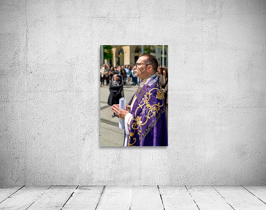 Zaragoza. Saragossa. Aragon. Spain.  Processions of the Easter Holy Week Wall Preview