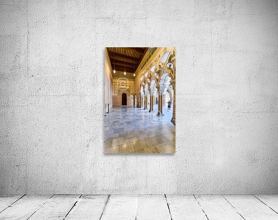 Zaragoza. Saragossa. Aragon. Spain. Aljafería Palace Wall Preview