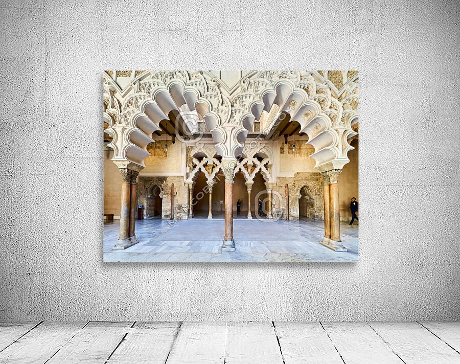 Zaragoza. Saragossa. Aragon. Spain. Aljafería Palace Wall Preview