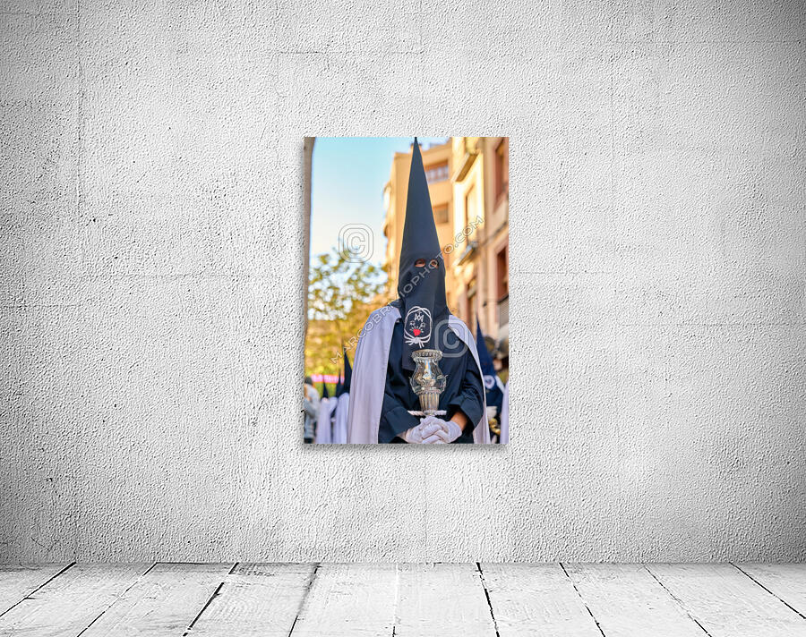 Zaragoza. Saragossa. Aragon. Spain.  Processions of the Easter Holy Week Wall Preview