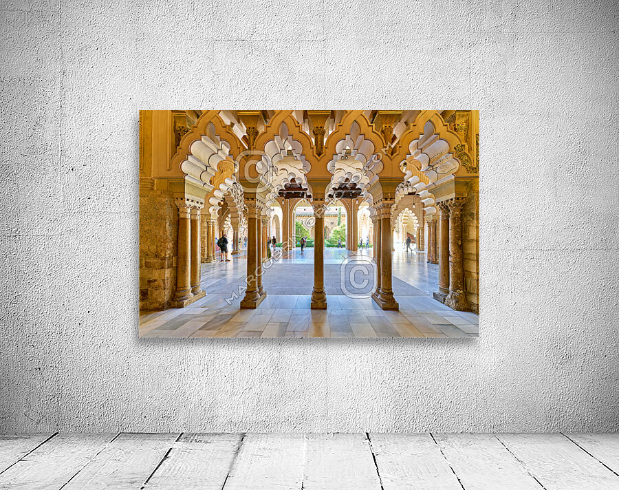 Zaragoza. Saragossa. Aragon. Spain. Aljafería Palace Wall Preview