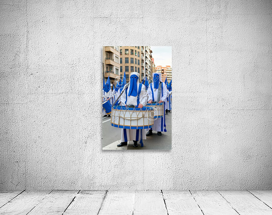 Zaragoza. Saragossa. Aragon. Spain.  Processions of the Easter Holy Week Wall Preview