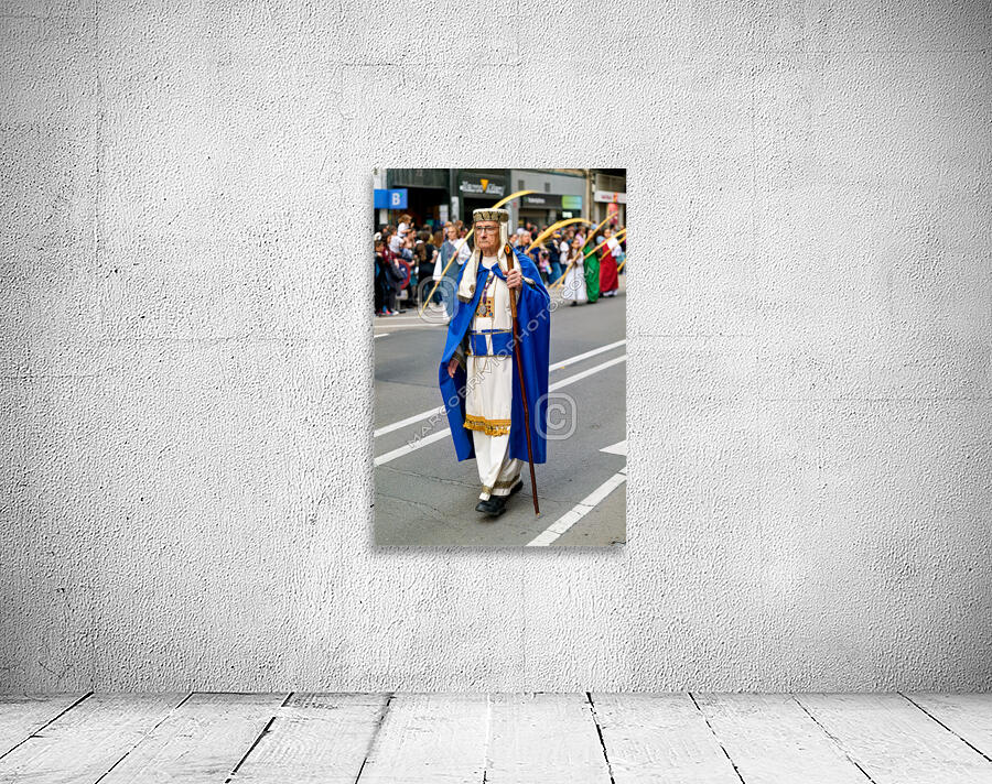 Zaragoza. Saragossa. Aragon. Spain.  Processions of the Easter Holy Week Wall Preview