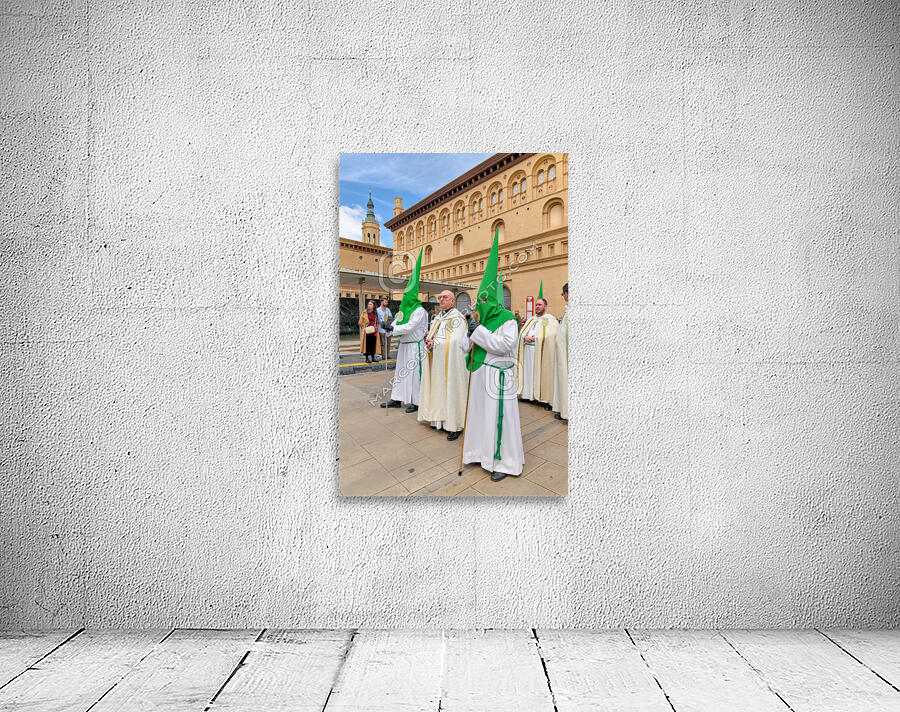 Zaragoza. Saragossa. Aragon. Spain.  Processions of the Easter Holy Week Wall Preview