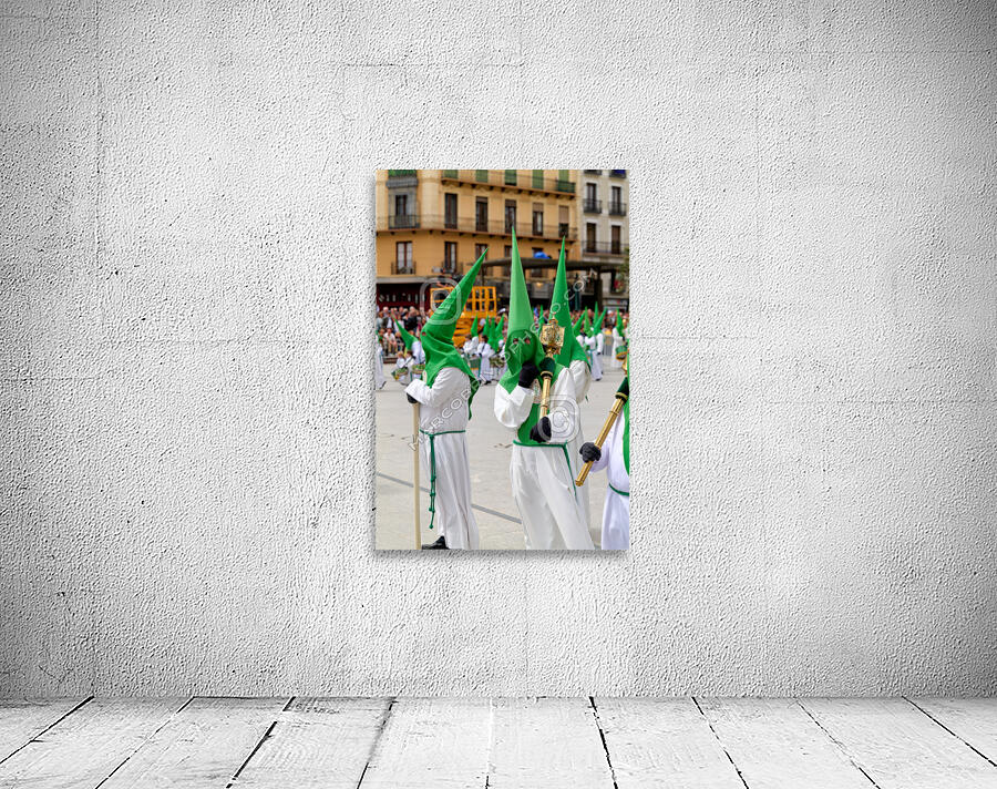 Zaragoza. Saragossa. Aragon. Spain.  Processions of the Easter Holy Week Wall Preview