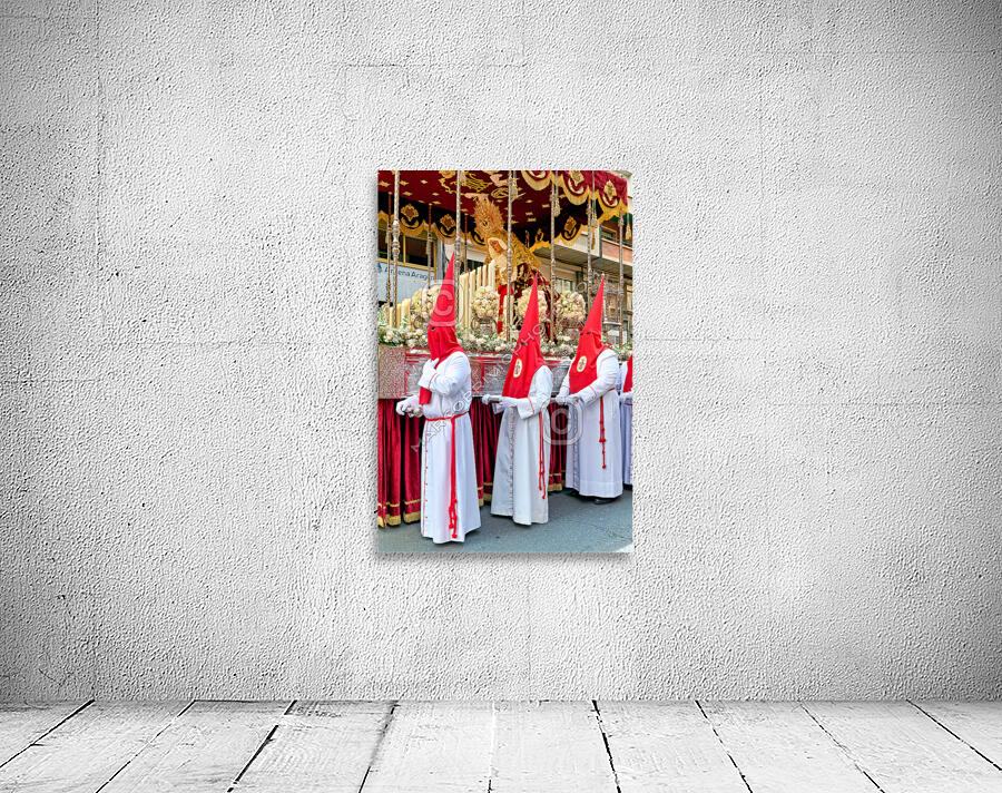 Zaragoza. Saragossa. Aragon. Spain.  Processions of the Easter Holy Week Wall Preview