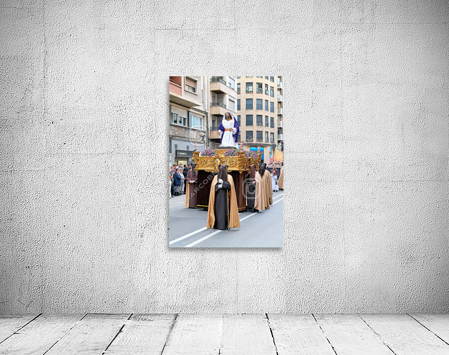 Zaragoza. Saragossa. Aragon. Spain.  Processions of the Easter Holy Week Wall Preview