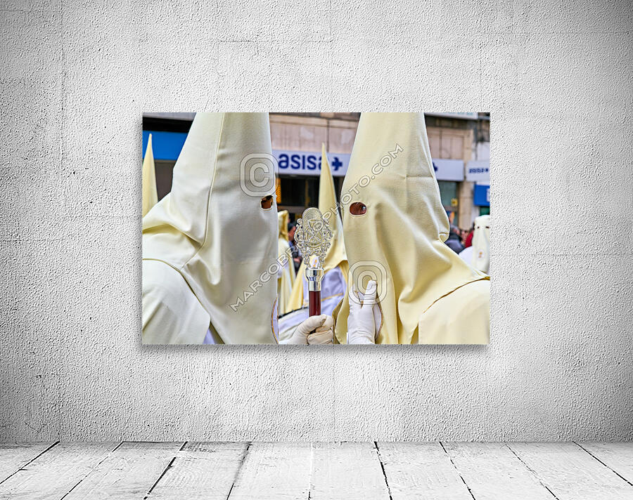 Zaragoza. Saragossa. Aragon. Spain.  Processions of the Easter Holy Week Wall Preview