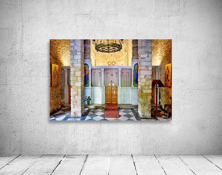 Visit to agios eleftherios orthodox church in athens greece Wall Preview