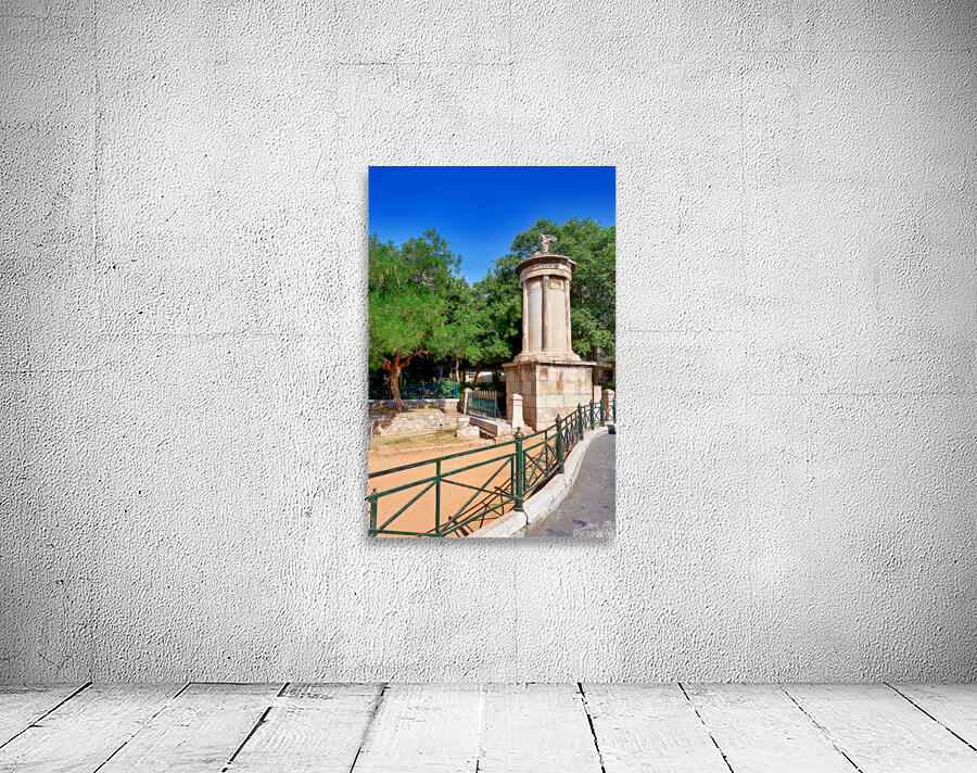 Choragic monument of lysicrates in athens greece Wall Preview