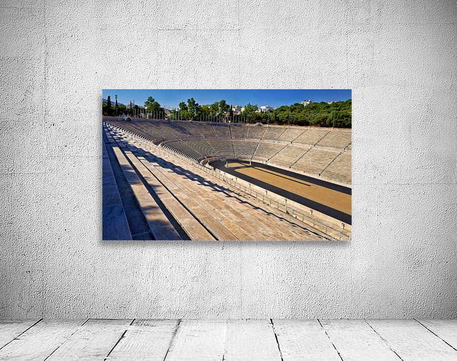 Panathenaic Stadium in Athens during a warm sunny day Wall Preview