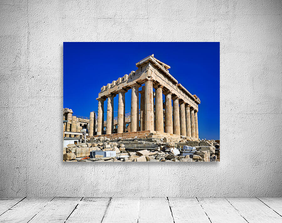 Visit Parthenon at Acropolis in Athens Greece during the day Wall Preview