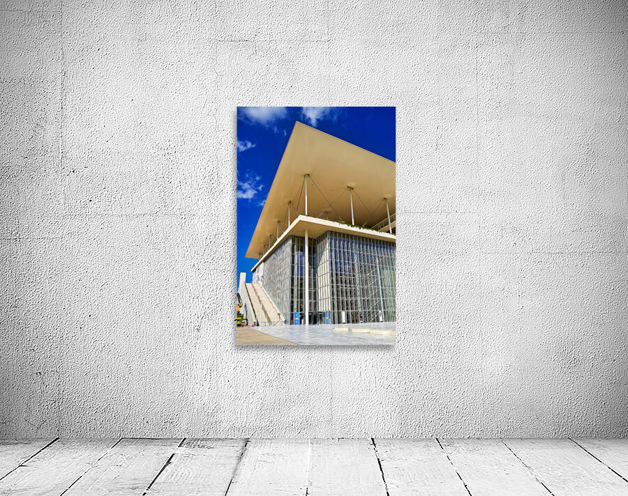 Stavros Niarchos Foundation Center showcases architecture in Ath Wall Preview