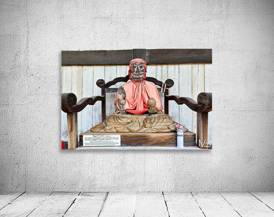 Binzuru wood statue of Pindola Bharadvaja at Todai ji shrine in  Wall Preview
