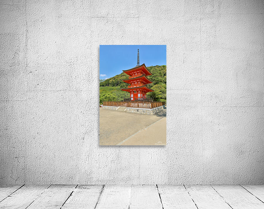 Visit to koyasu pagoda at kiyomizu dera temple in kyoto japan Wall Preview