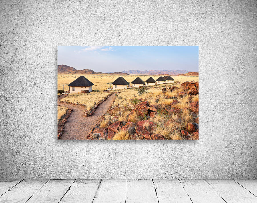 Lodging area in Namib Naukluft National Park in Namibia Wall Preview