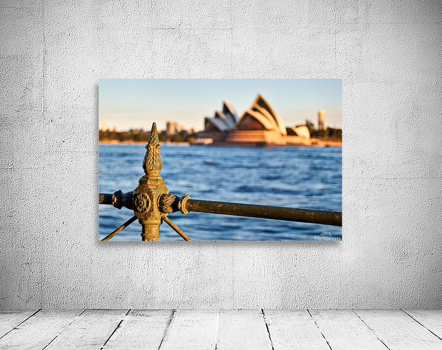 Sydney Opera House seen through a fence Wall Preview
