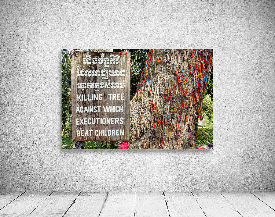 Cambodian Killing Tree a poignant memorial for children. Wall Preview