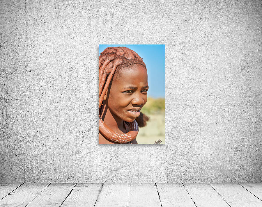 Portrait of a Himba woman in Kunene region of Namibia during the Wall Preview