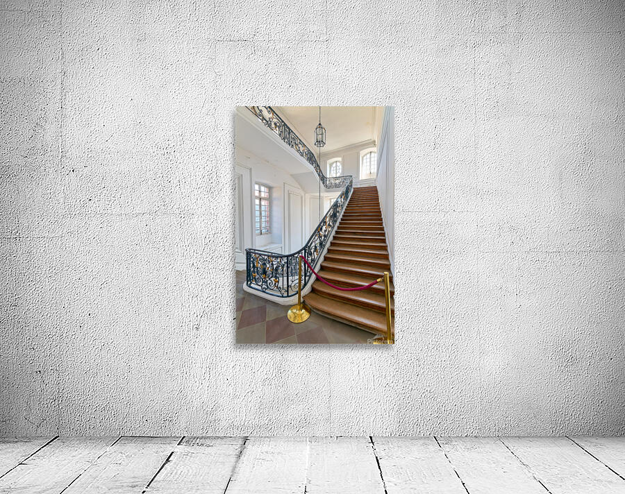 Main staircase leads to Fine Arts Museum in Strasbourg France Wall Preview