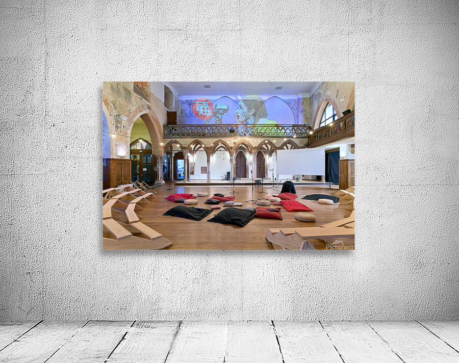 Community event at Saint Pierre le Vieux in Strasbourg Wall Preview