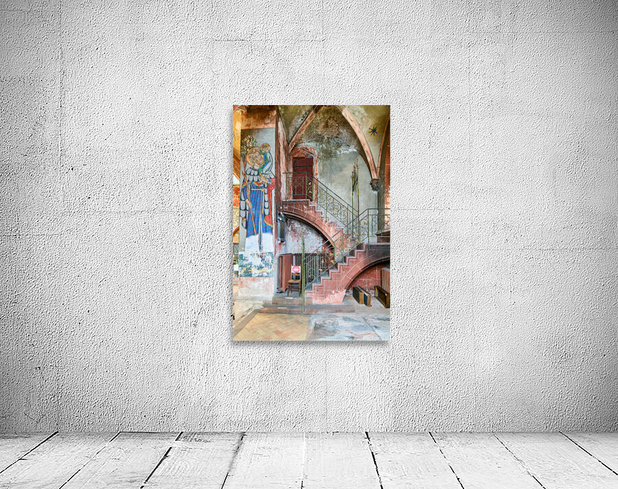 Exploring Saint Pierre le Jeune church in Strasbourg Alsace Wall Preview