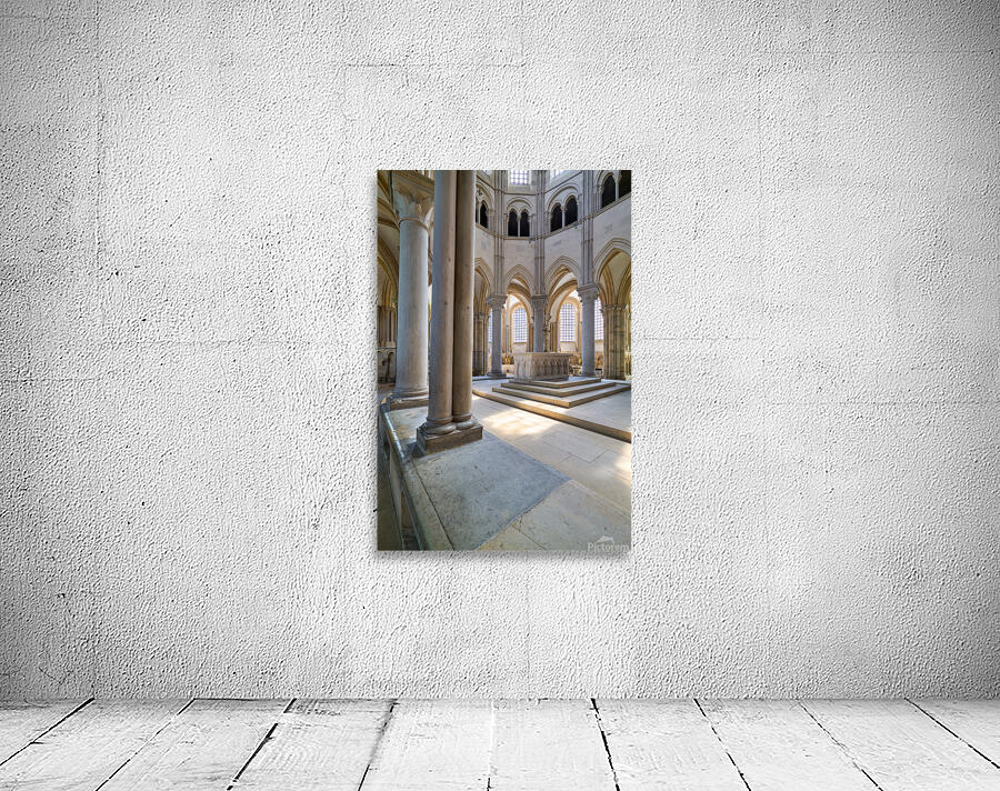 Exploring Vezelay Abbey in Bourgogne France during daylight hour Wall Preview