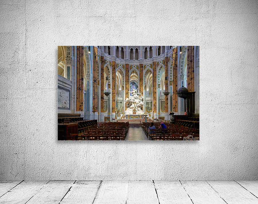 Explore Chartres Cathedral in Chartres France with visitors insi Wall Preview