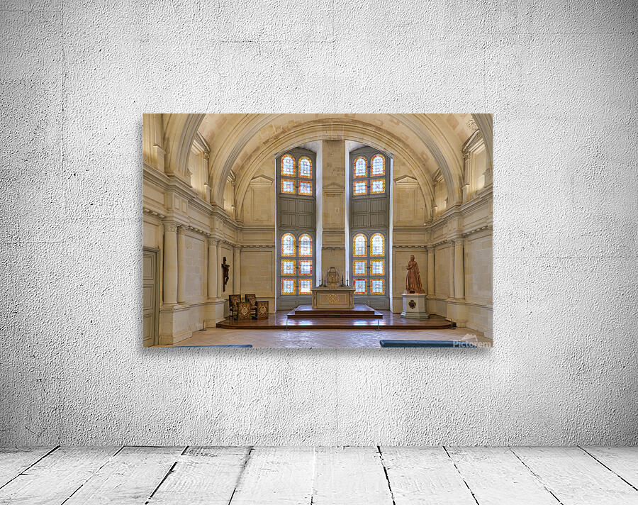 Visit chapel in Chateau de Chambord in France for quiet reflecti Wall Preview