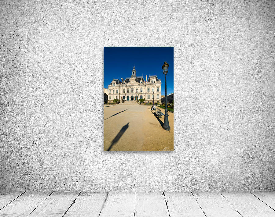 Vannes town hall stands in square on a sunny day in Brittany Fr Wall Preview