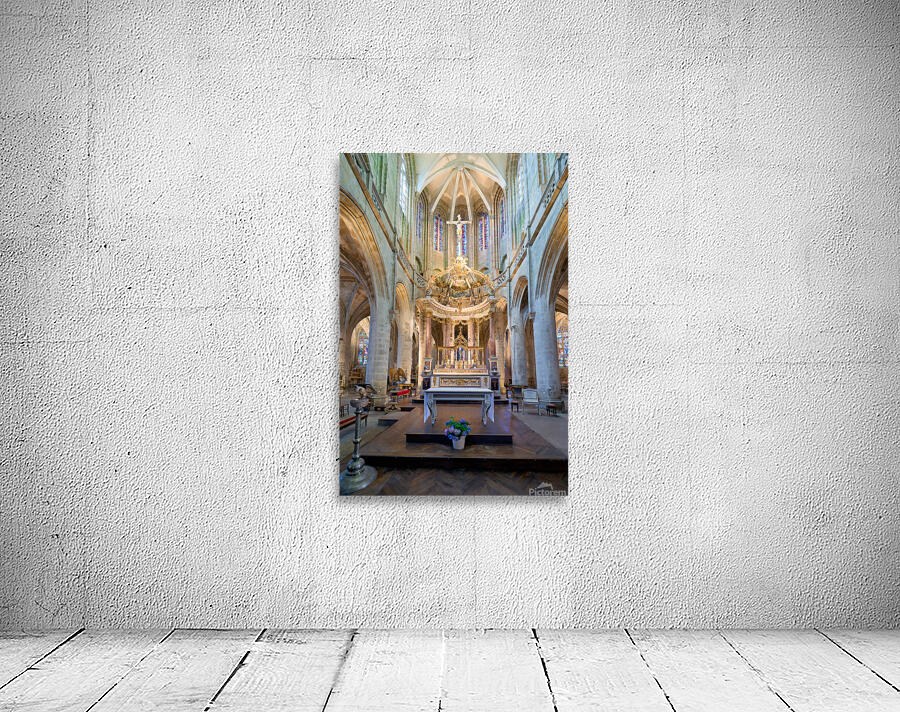 Visit to the basilica of st saviour in dinan france Wall Preview