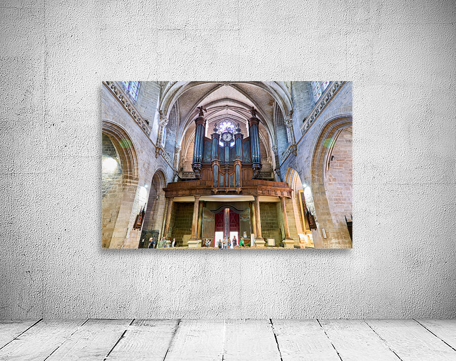 Saint Pierre Cathedral organ in Vannes Brittany France Wall Preview