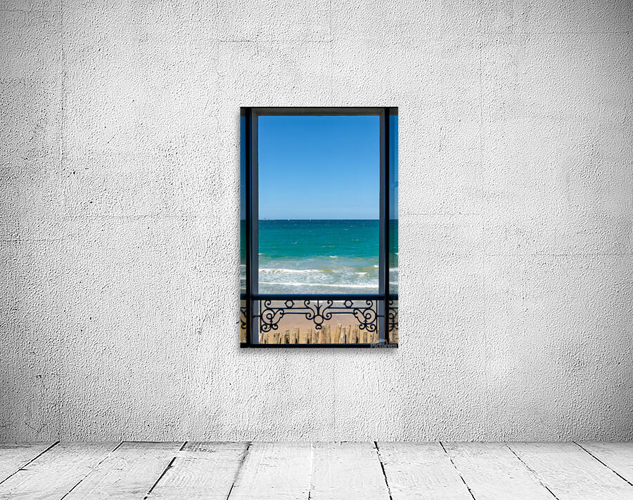 View of Grand Plage du Sillon in Saint Malo Brittany France Wall Preview