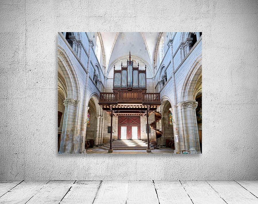 Collegiale Saint Martin church interior in Chablis Burgundy Fran Wall Preview