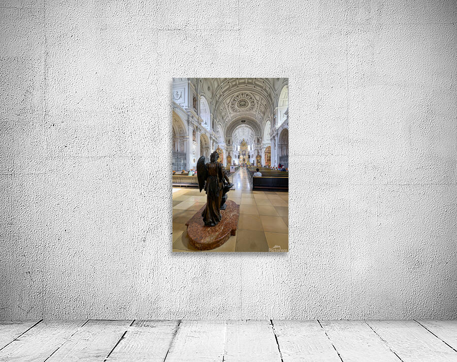 Visit to st. michael church in munich bavaria germany Wall Preview