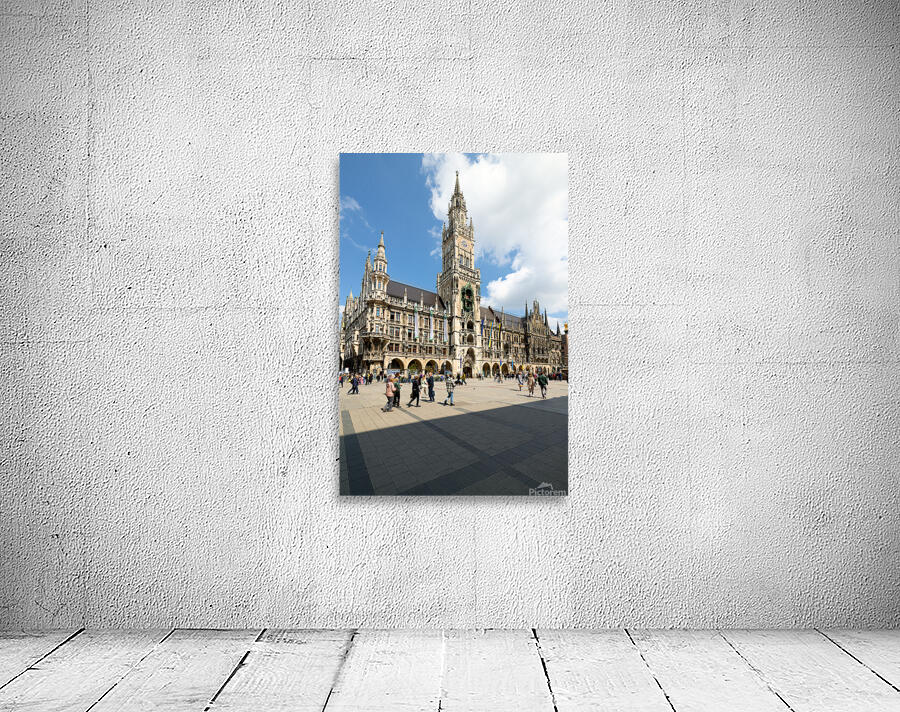 Exploring Marienplatz and the famous town hall in Munich German Wall Preview