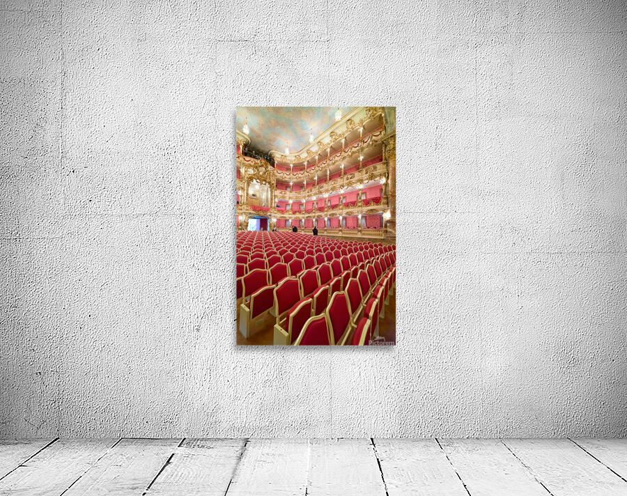 Interior view of Cuvilliés Theatre in Munich Germany Wall Preview