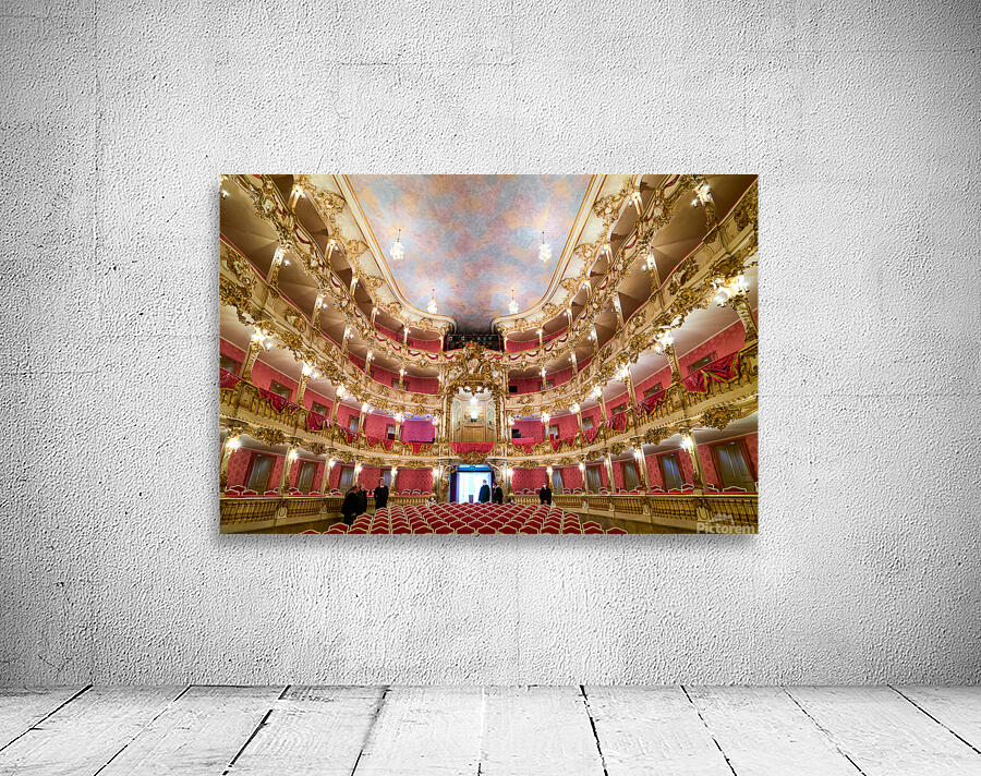 Inside cuvillies theatre at residenz palace in munich germany Wall Preview