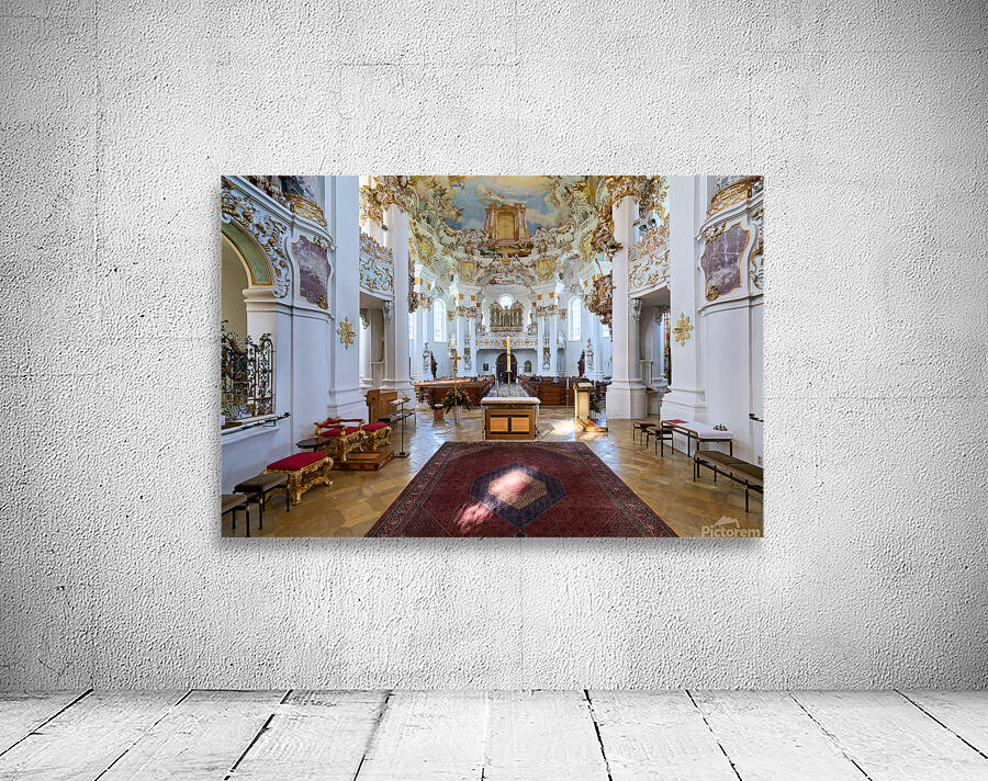 Pilgrimage Church of Wies in Bavaria along the Romantic Road Wall Preview